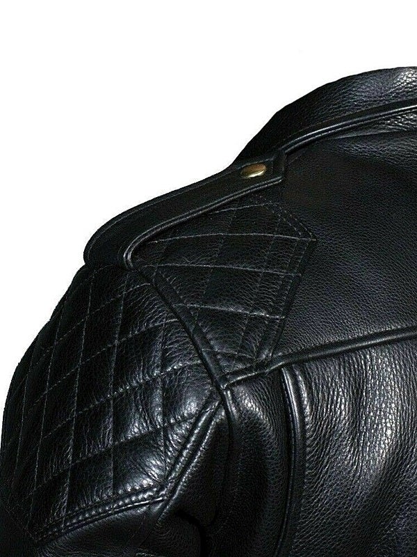  motorcycle black leather biker jacket UK USA and all over europe 