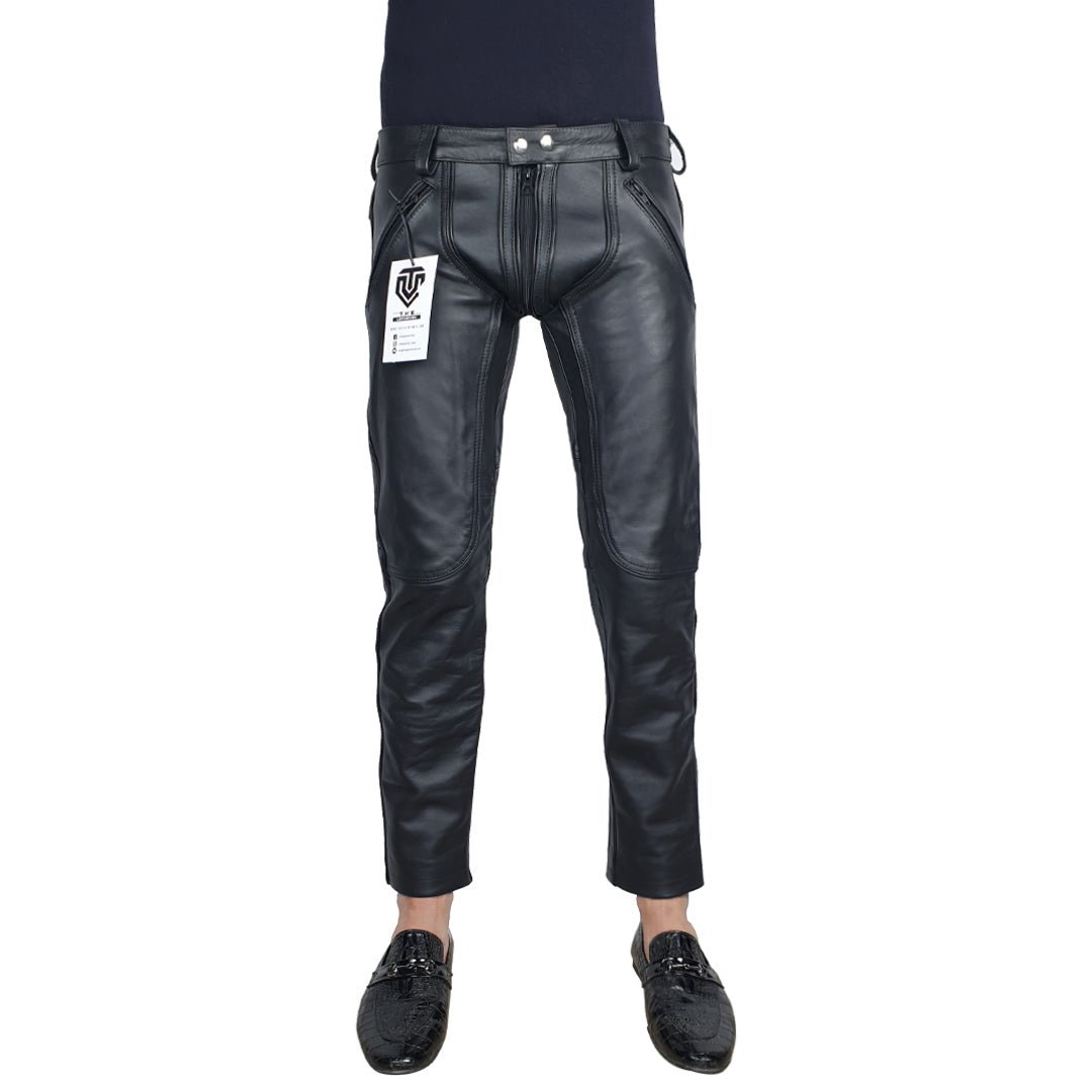 Black Gay Leather Pants for Stylish & Comfortable Fit