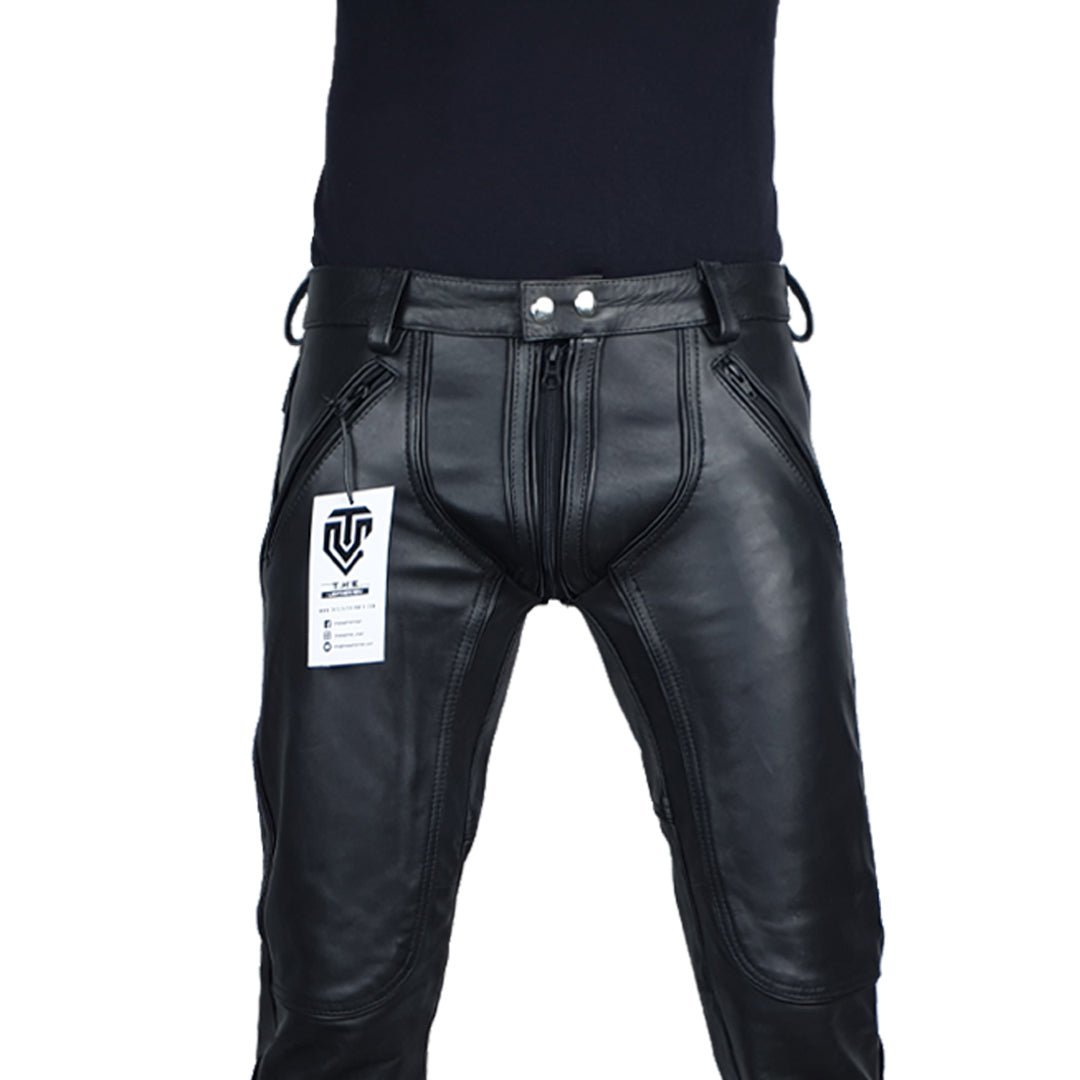 Black Gay Leather Pants for Stylish & Comfortable Fit