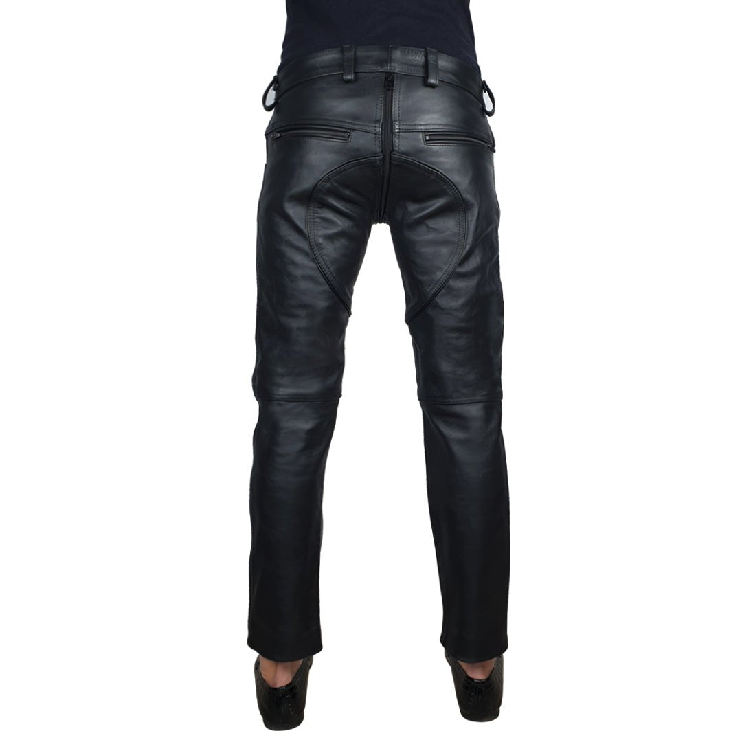 Black Gay Leather Pants for Stylish & Comfortable Fit