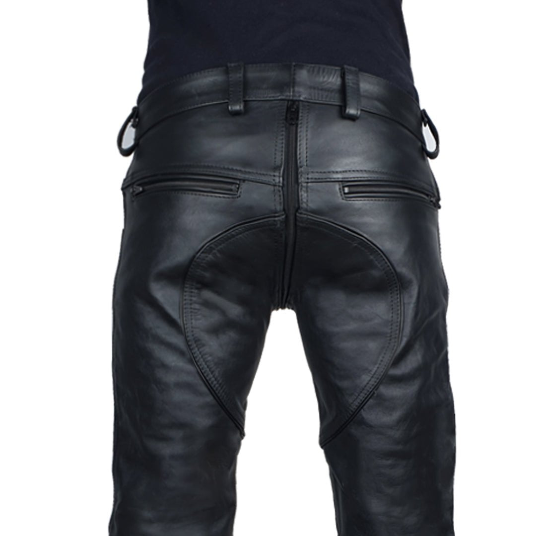 Black Gay Leather Pants for Stylish & Comfortable Fit