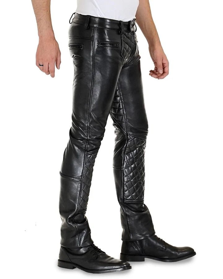 Leather Quilted Pants – Stylish & Durable