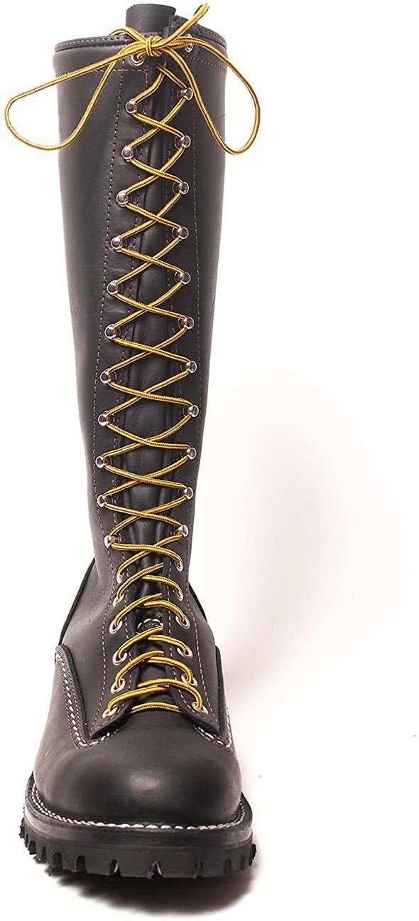 Men’s Black Leather Work Boots