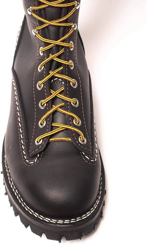 Men’s Black Leather Work Boots