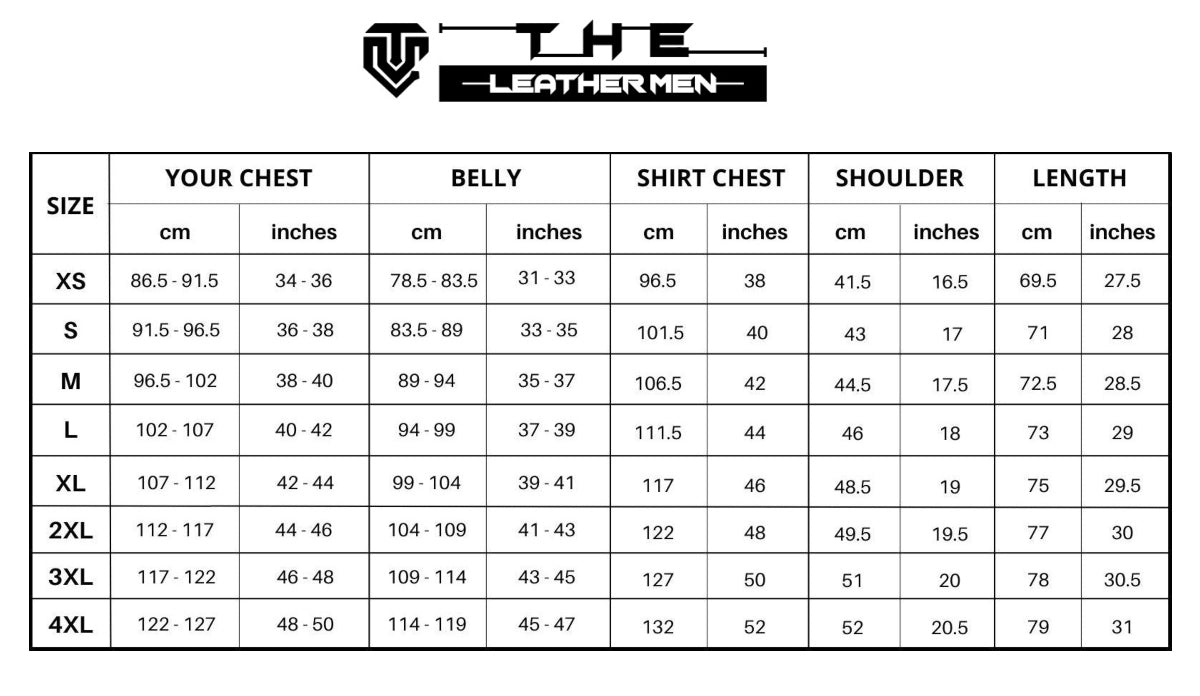 Men's Black Leather Zip Up Polo Shirt - Short Sleeve - The Leather Men